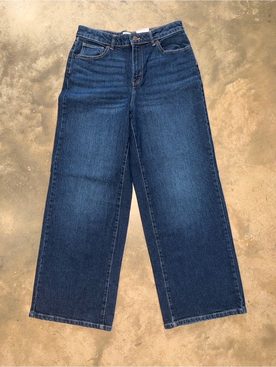Time and Tru Denim - NWT Time and Tru High Rise Wide Leg Jeans Dark Wash Size 10